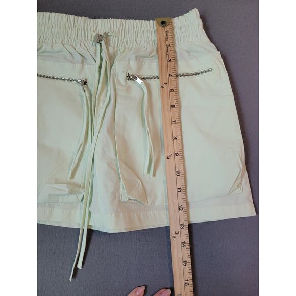 NWT Zara Women’s Cargo Mini Skirt Yellow XS Style 3067/421 Utility Pocket - Picture 9 of 11